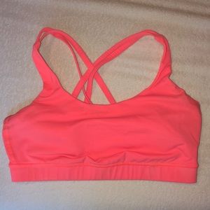 Coral Lulu sports bra